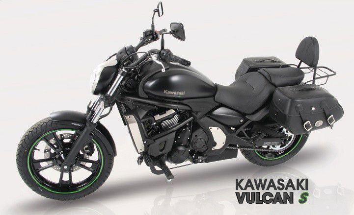 C-Bow custom tasdragers zwart Hepco&Becker Kawasaki Vulcan S '15-