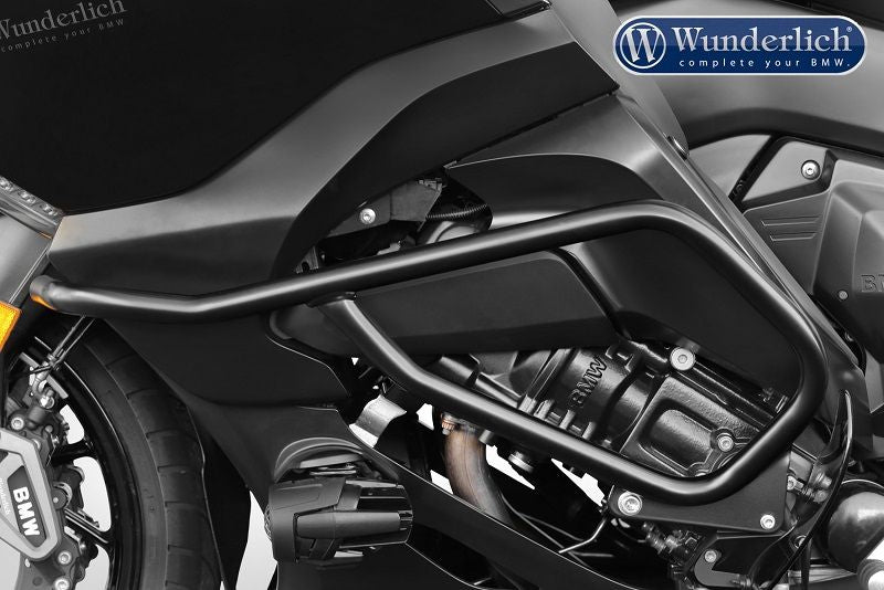 Engine protection bar set BMW K1600B/Grand America/GT/GTL - black Wunderlich
