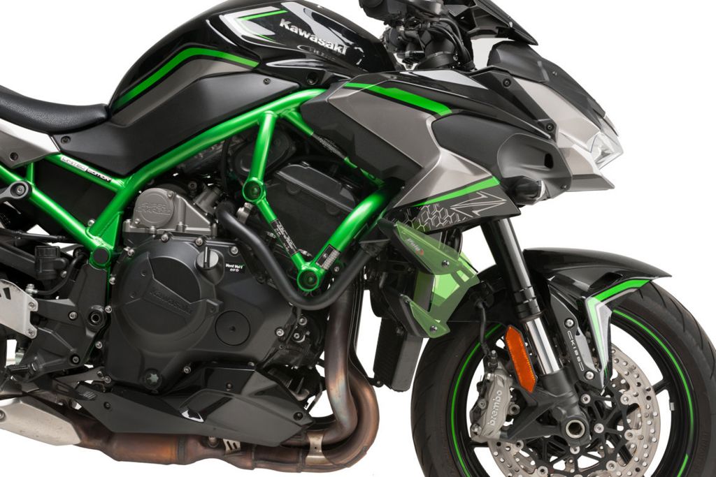 Side Spoiler Downforce Naked van Puig voor de Kawasaki Z H2 '22- -zwart