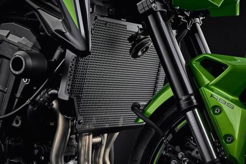 Radiator cover zwart Evotech Performance Kawasaki Z900 '17-
