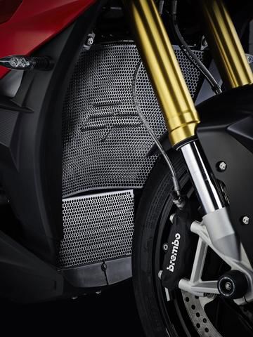 Radiator/oliekoeler cover set zwart Evotech Performance BMW S1000RR '09-11
