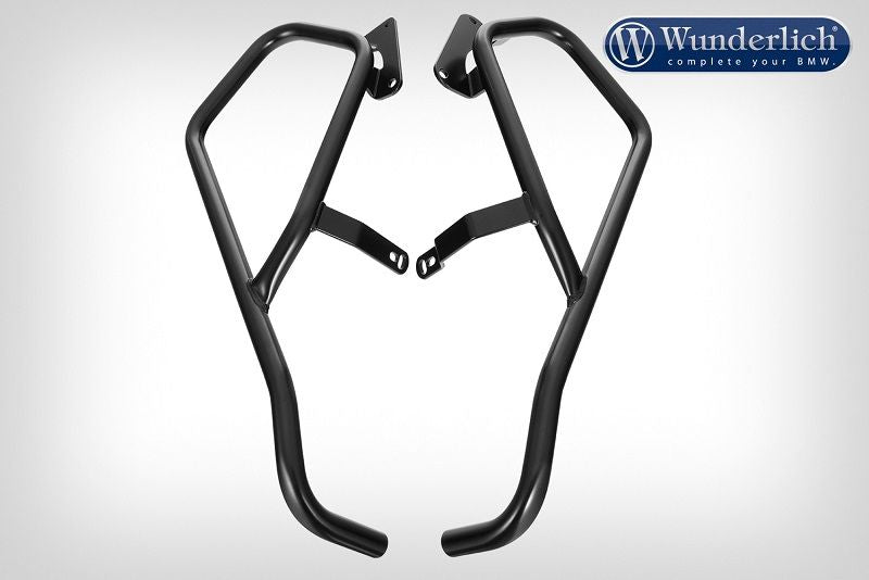 Engine protection bar set BMW K1600B/Grand America/GT/GTL - black Wunderlich