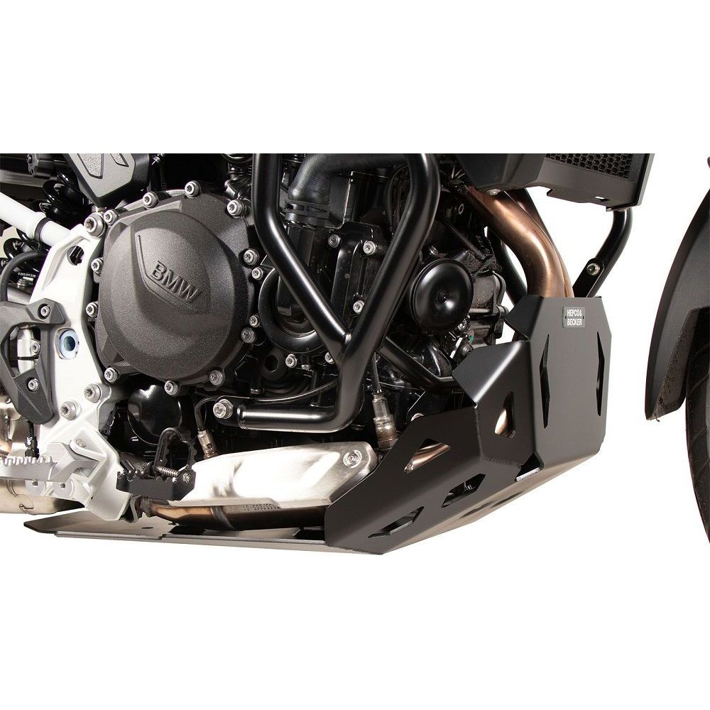 Carterplaat zwart aluminium Hepco&Becker BMW F800GS '24-