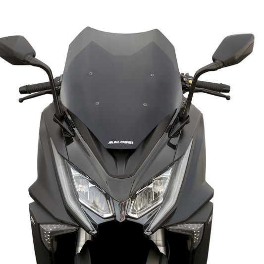 dark smoke sport screen - width 390 x height 500 x thickness 3 mm