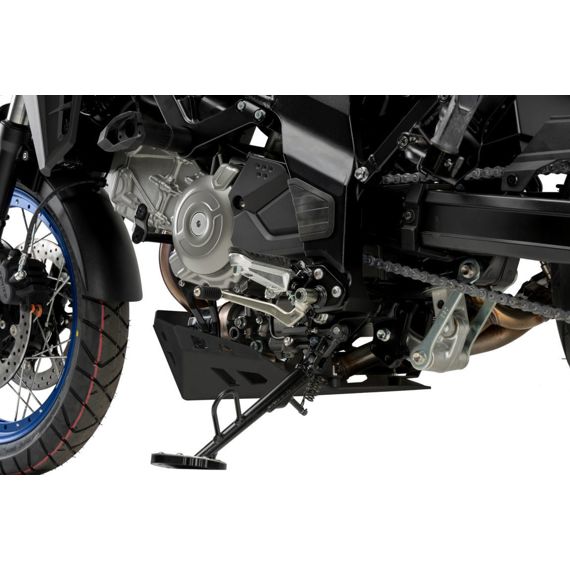 Carterplaat zwart aluminium Puig Suzuki DL650 V-Strom / XT '21-