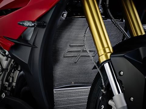 Radiator/oliekoeler cover set zwart Evotech Performance BMW S1000RR '09-11