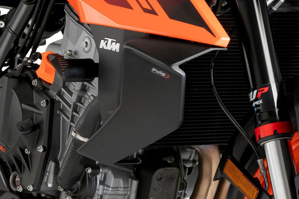 Side Spoiler Downforce Naked van Puig voor de KTM 990 Duke '24- carbon look