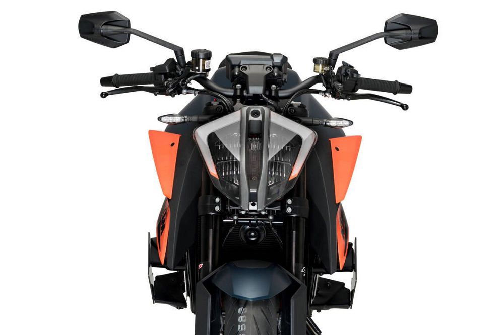 Side Spoiler Downforce van Puig voor de KTM 1290 Superduke R '20- -zwart