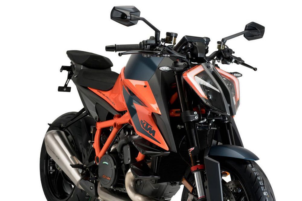 Side Spoiler Downforce van Puig voor de KTM 1290 Superduke R '20- -zwart