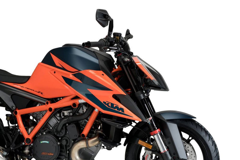 Side Spoiler Downforce van Puig voor de KTM 1290 Superduke R '20- -zwart