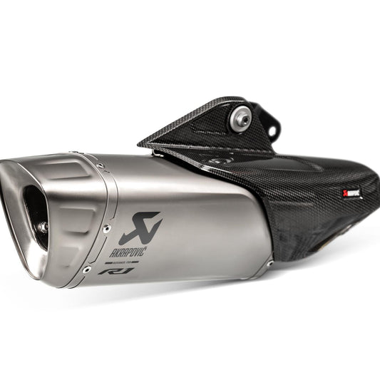 Slip-on titanium uitlaatdemper