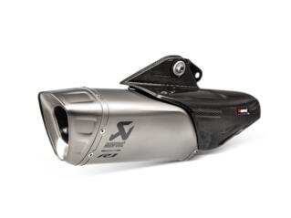 Slip-on titanium uitlaatdemper