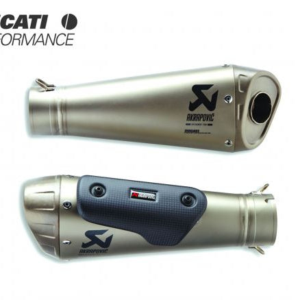96481661AA PAIR EXHAUST SILENCERS AKRAPOVIC DUCATI STREETFIGHTER V4 / S / SP / SP2 2020-2024