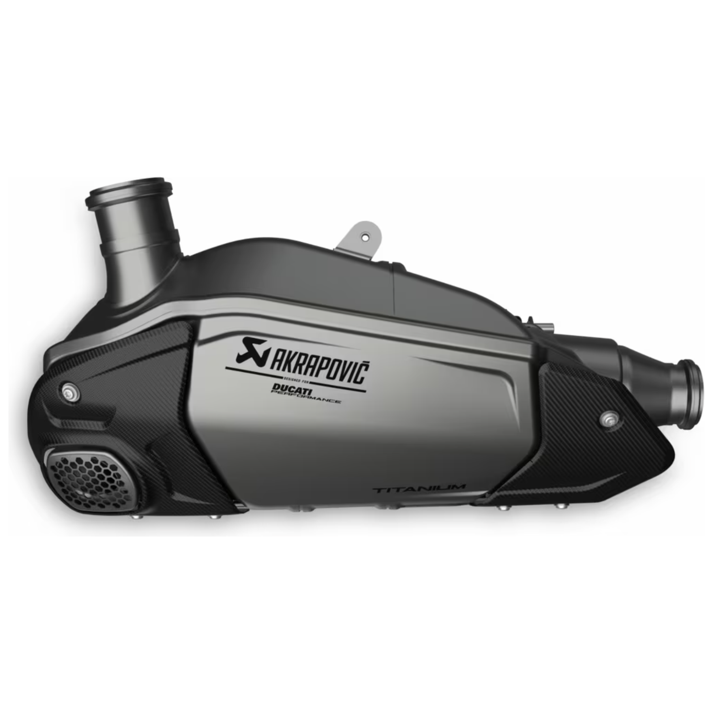 AKRAPOVIC UITLAAT TITANIUM SLIP-ON DUCATI PANIGALE V4/V4S 2025