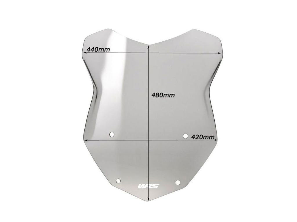 Vervangingsruit intermedio WRS BMW R1200GS '13-17 / R1250GS '18- licht getint