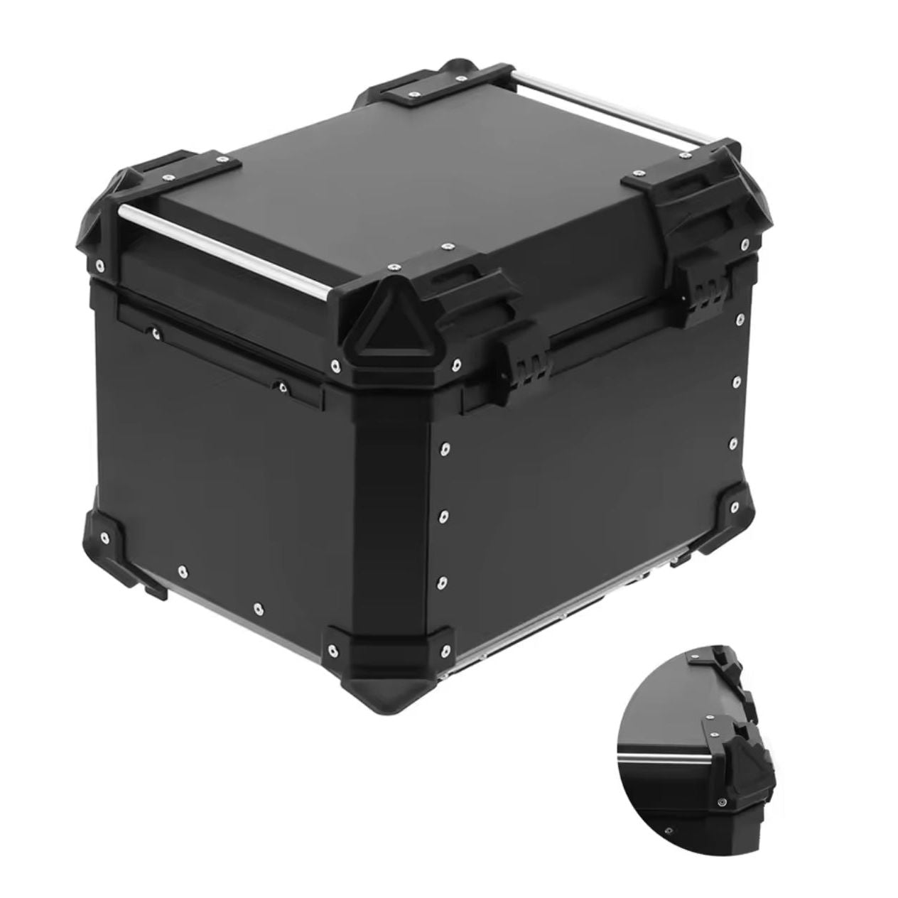 ALUMINIUM TOPKOFFER ZWART P2 X EDITION - 45L