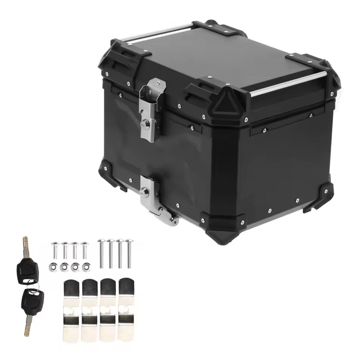 ALUMINIUM TOPKOFFER ZWART P2 X EDITION - 45L
