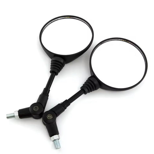 UNIVERSELE SPIEGELSET P2 ZWART ROND - 8MM