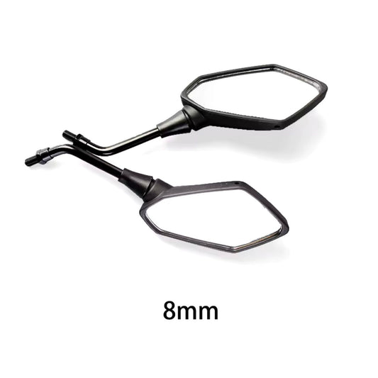 UNIVERSELE SPIEGELSET P2 ZWART - 8MM