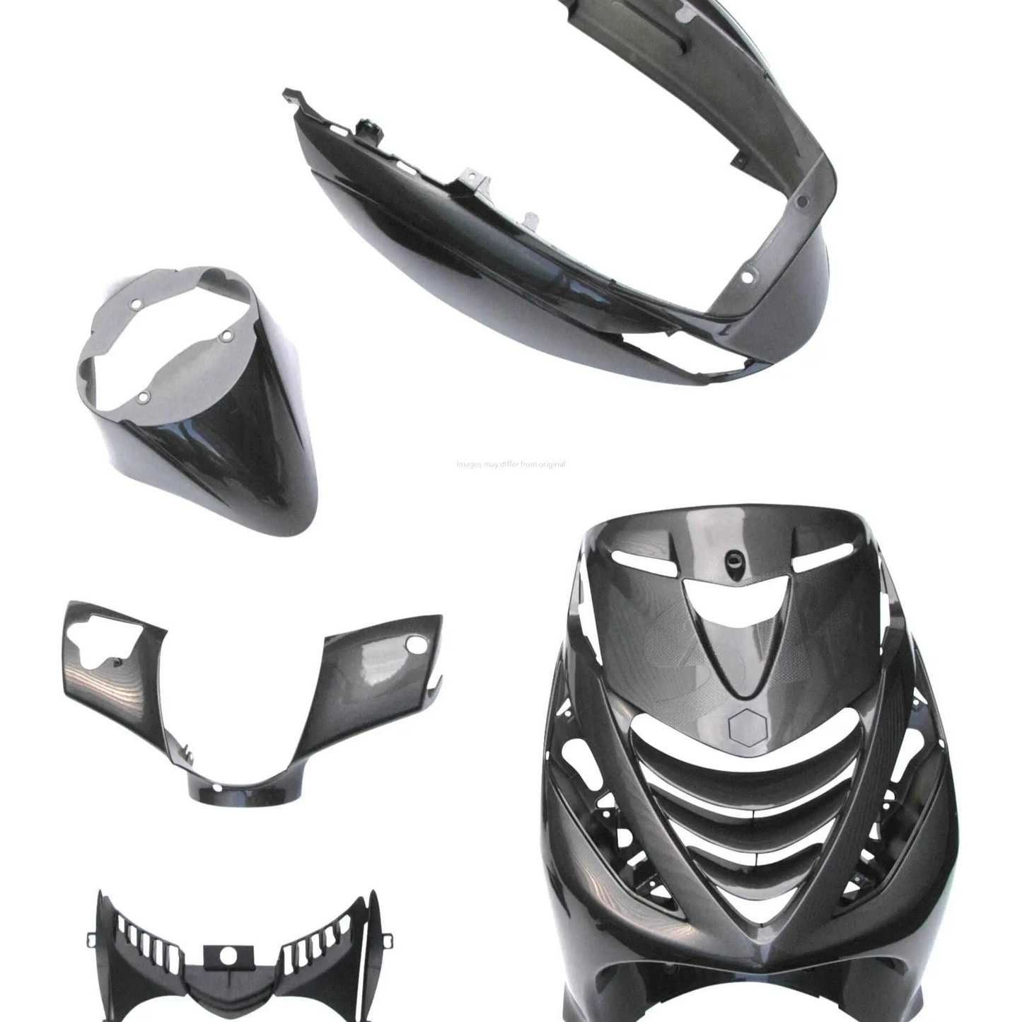 Kappenset Porsche Agate Grey | Piaggio ZIP 2000/SP Modellen