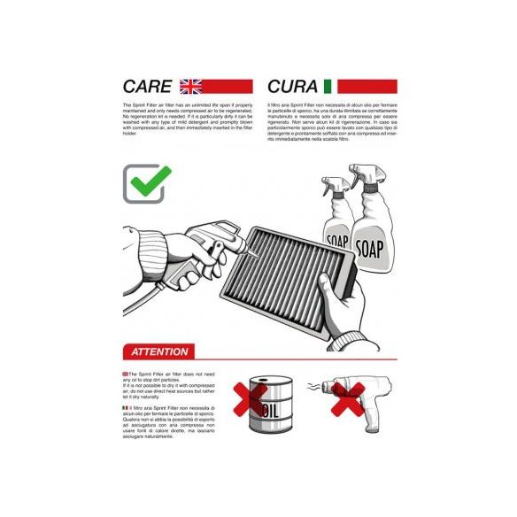 Sprint Filter luchtfilter voor BMW C 600 Sport (2011-2015)