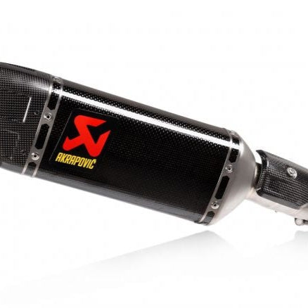 AKRAPOVIC APPROVED EURO 5 CARBON SLIP-ON SILENCER YAMAHA MT-03 2022-2024