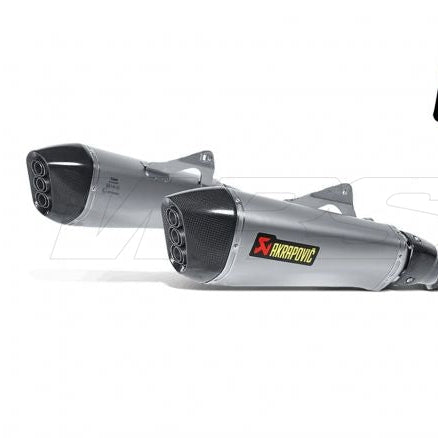 AKRAPOVIC APPROVED PAIR SILENCERS SLIP ON TITANIUM BMW K 1600 GT / GTL 2011-2020