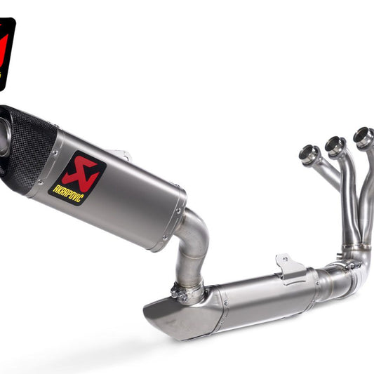 AKRAPOVIC APPROVED RACING TITANIUM COMPLETE EXHAUST YAMAHA MT-09 / FZ-09 2021-2024