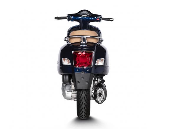 AKRAPOVIC BLACK STAINLESS STEEL SLIP-ON SILENCER VESPA GTS 300 2021-2024