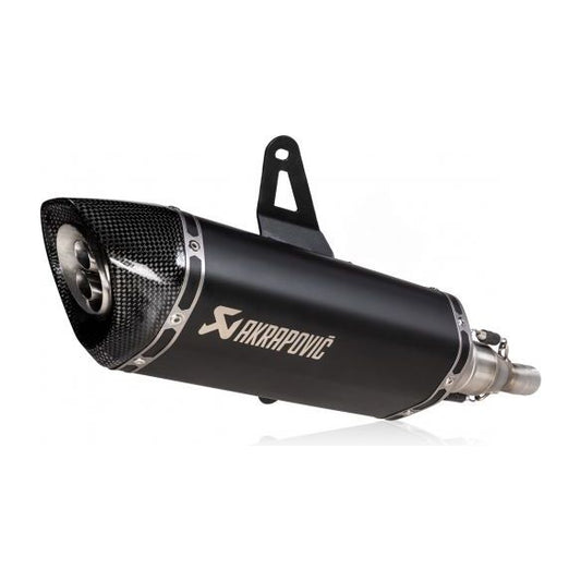Akrapovic Black Titanium Slip-On Demper voor Italjet Dragster 125 (2021-2024)