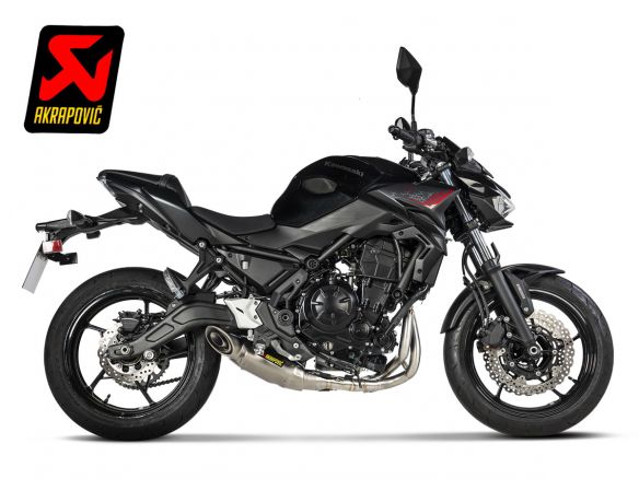 AKRAPOVIC COMPLETE EXHAUST TITANIUM KAWASAKI Z 650 2017-2024