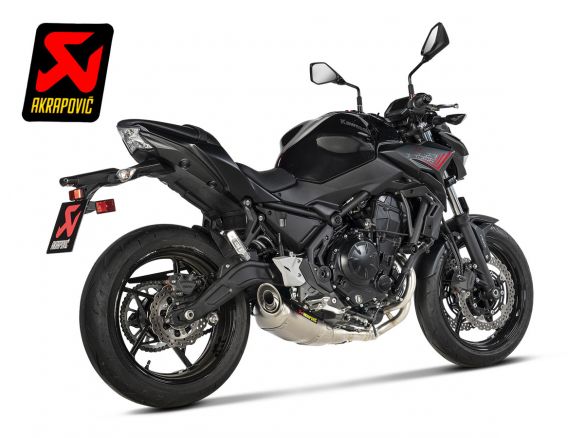 AKRAPOVIC COMPLETE EXHAUST TITANIUM KAWASAKI Z 650 2017-2024