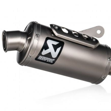 AKRAPOVIC EXHAUST SLIP ON TITANIUM SILENCER TRIUMPH SCRAMBLER 400 X / SPEED 2023-2024