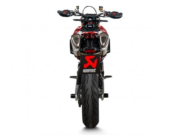 AKRAPOVIC PAIR OF SLIP ON TITANIUM SILENCER DUCATI HYPERMOTARD 698 MONO / RVE 2024