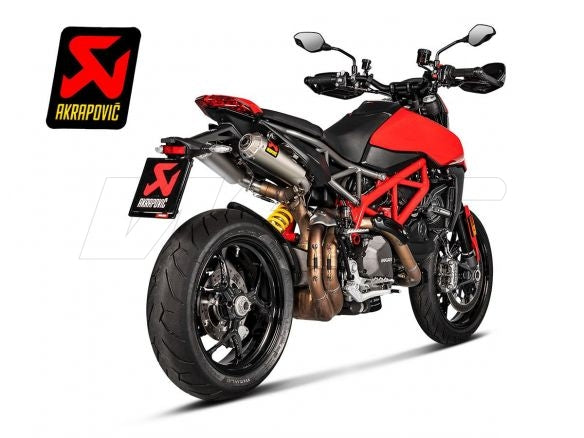 AKRAPOVIC PAIR OF TITANIUM SILENCERS DUCATI HYPERMOTARD 950 / SP 2019-2024