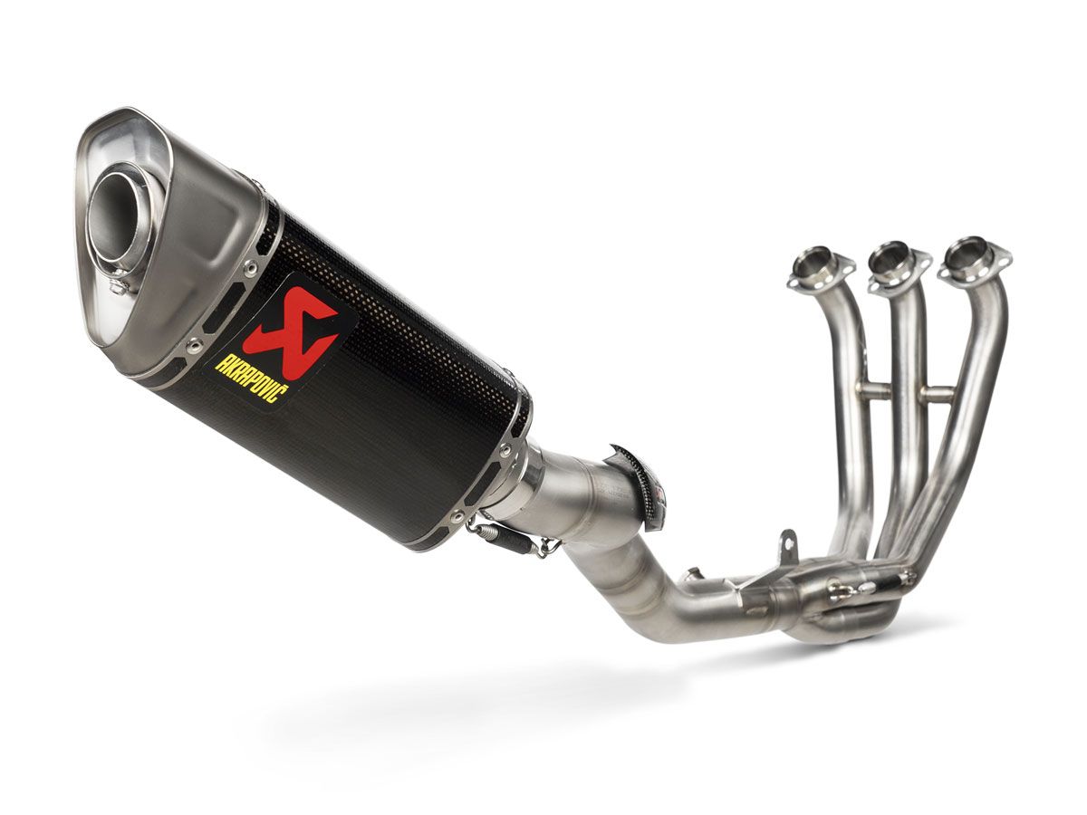 AKRAPOVIC RACING CARBON COMPLETE EXHAUST YAMAHA TRACER 9 / GT 2021-2023