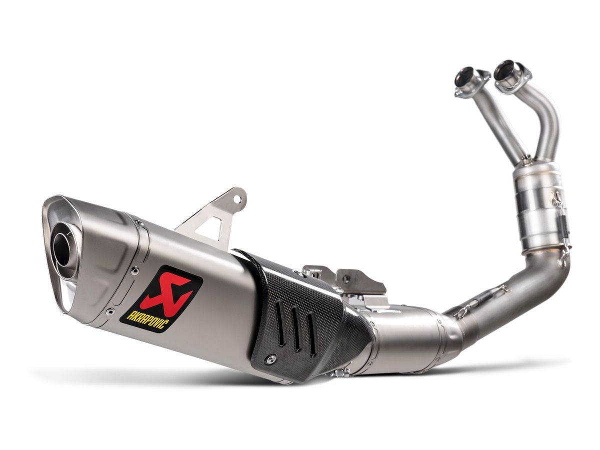 AKRAPOVIC RACING TITANIUM COMPLETE EXHAUST SYSTEM YAMAHA R7 2021-2024 APPROVED EURO 5