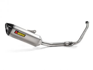 AKRAPOVIC TITANIUM CARBON COMPLETE EXHAUST SYSTEM YAMAHA MT-125 2021-2024