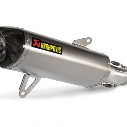 AKRAPOVIC STAINLESS STEEL SLIP ON SILENCER YAMAHA TRICITY 300 2021-2024 APPROVED