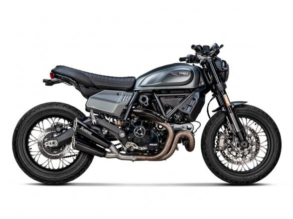 AKRAPOVIC STEEL SLIP ON SILENCER DUCATI SCRAMBLER URBAN/MOTARD/NIGHTSHIFT/ICON/DESERT 21-22