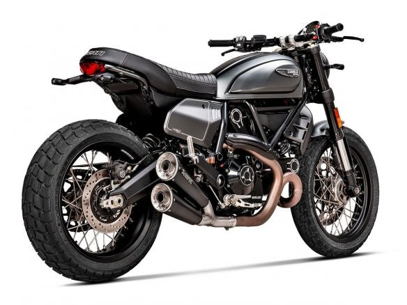 AKRAPOVIC STEEL SLIP ON SILENCER DUCATI SCRAMBLER URBAN/MOTARD/NIGHTSHIFT/ICON/DESERT 21-22
