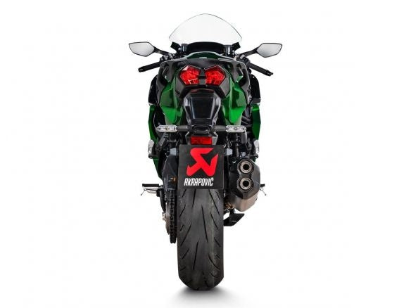 AKRAPOVIC TITANIUM APPROVED SLIP-ON EXHAUST SILENCER KAWASAKI NINJA H2 SX 2021-2024
