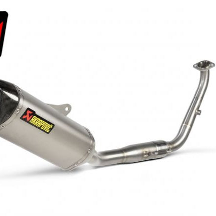 AKRAPOVIC TITANIUM CARBON COMPLETE EXHAUST SYSTEM YAMAHA MT-125 2021-2024