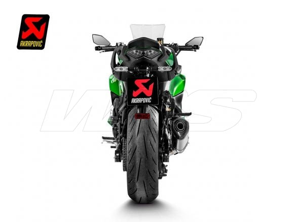 AKRAPOVIC TITANIUM EXHAUST SILENCER FOR KAWASAKI NINJA 1000 SX 2020-2024