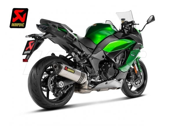 AKRAPOVIC TITANIUM EXHAUST SILENCER FOR KAWASAKI NINJA 1000 SX 2020-2024