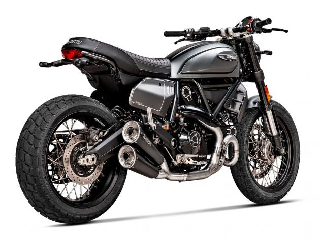 AKRAPOVIC TITANIUM OPTIONAL HEADER DUCATI SCRAMBLER URBAN/MOTARD/NIGHTSHIFT/ICON/DESERT 21-22