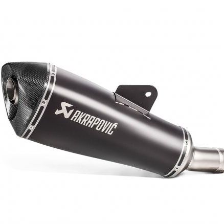 EXHAUST SILENCER SLIP ON AKRAPOVIC TITANIUM BLACK BMW R 1200 RS 2017-2018
