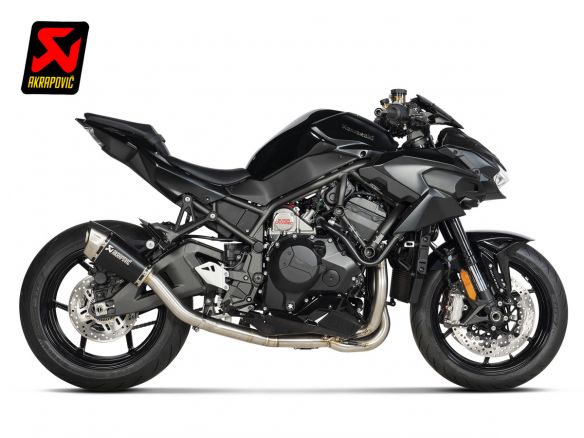 AKRAPOVIC TITANIUM SLIP-ON EXHAUST SILENCER KAWASAKI Z H2 2020-2024