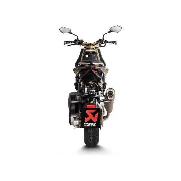 Akrapovic Titanium Slip-On Demper voor Italjet Dragster 125 (2021-2024)