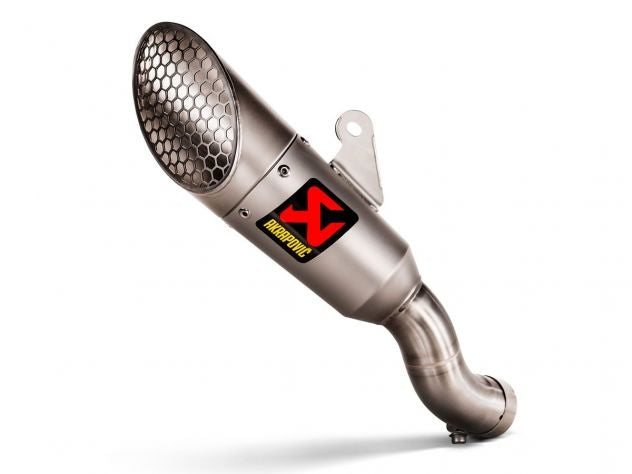 AKRAPOVIC TITANIUM SLIP ON SILENCER YAMAHA MT-03 2022-2024